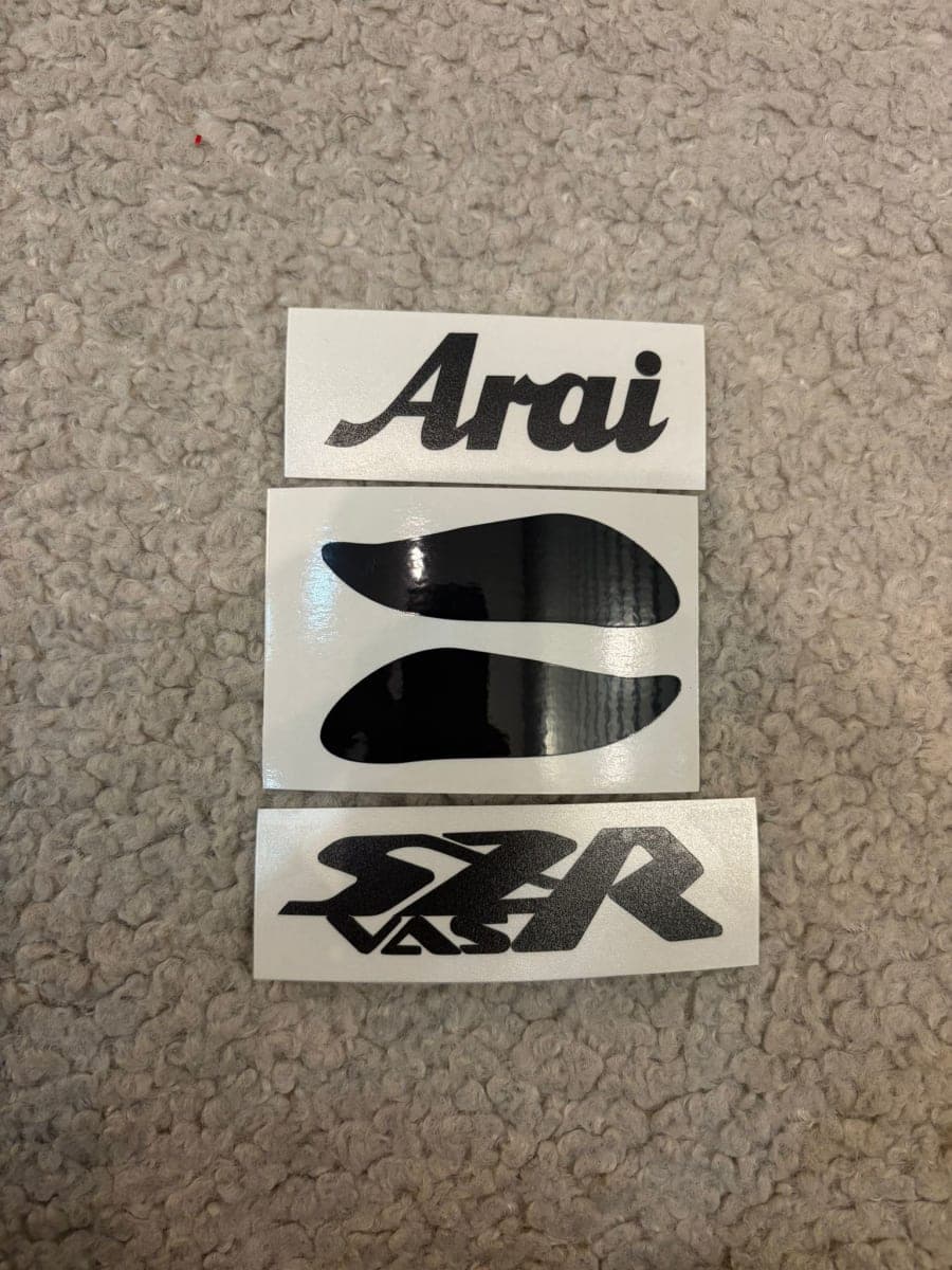 Pack Arai SZR VAS réfléchissant noir - Image 1