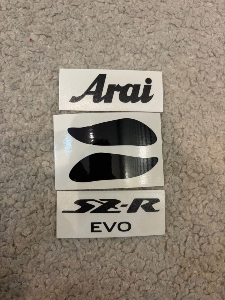 Pack Arai SZR EVO réfléchissant noir - Image 1