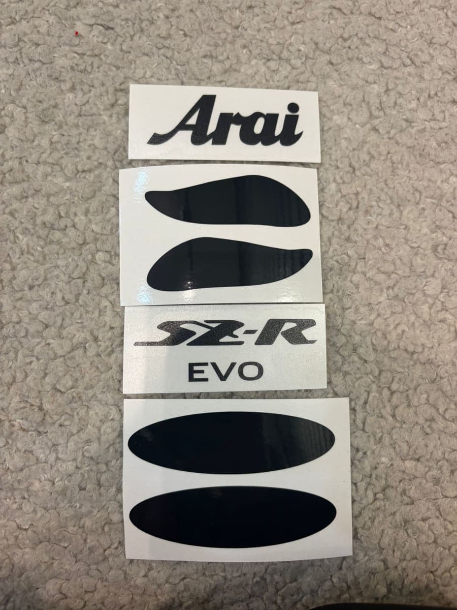 Pack arai SZR EVO noir full homologué - Image 1