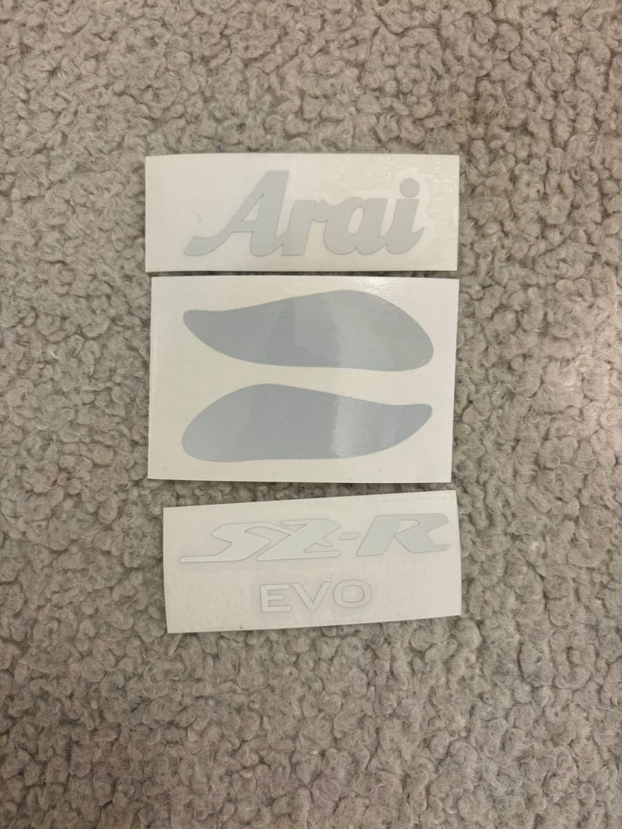 Pack Arai SZR EVO réfléchissant gris - Image 1
