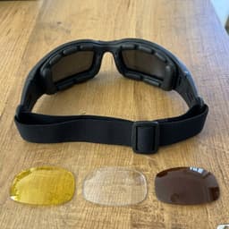 Lunettes Moto 4-en-1 – Bandoulière Convertible + 4 Verres Interchangeables - Image 2