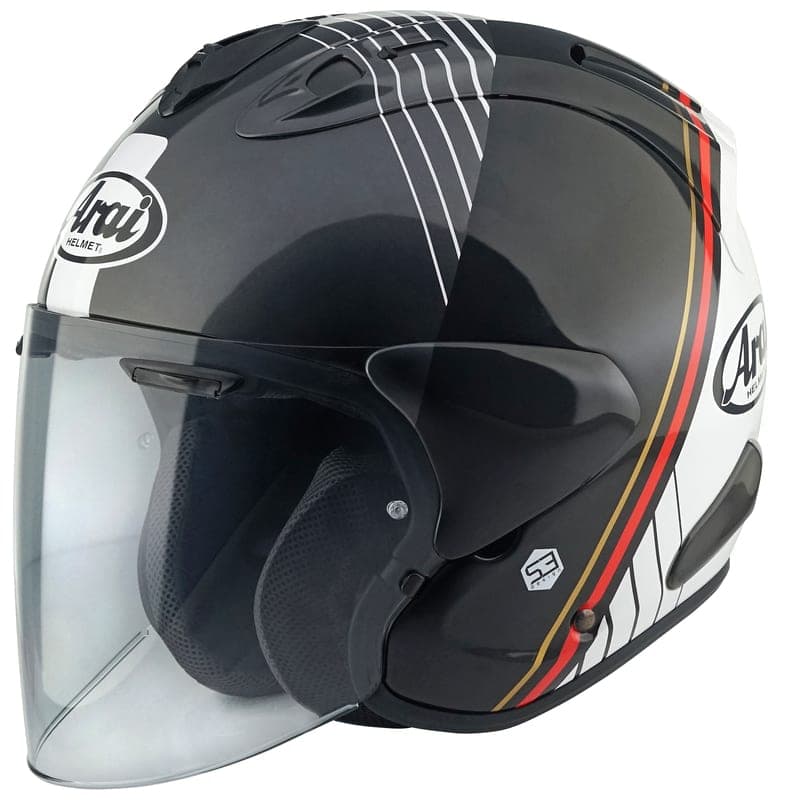 Casque Arai SZ-R EVO Temu blanc - Image 1